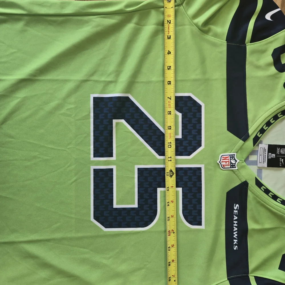 Nike Dri Fit Seattle Seahawks Color Rush Green NFL Jersey